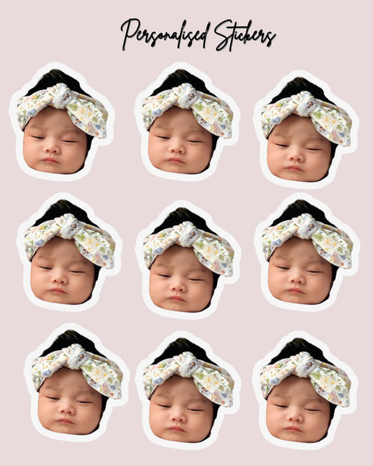 Customised Photo Sticker Set – Stickers Made from Your Own Photos!