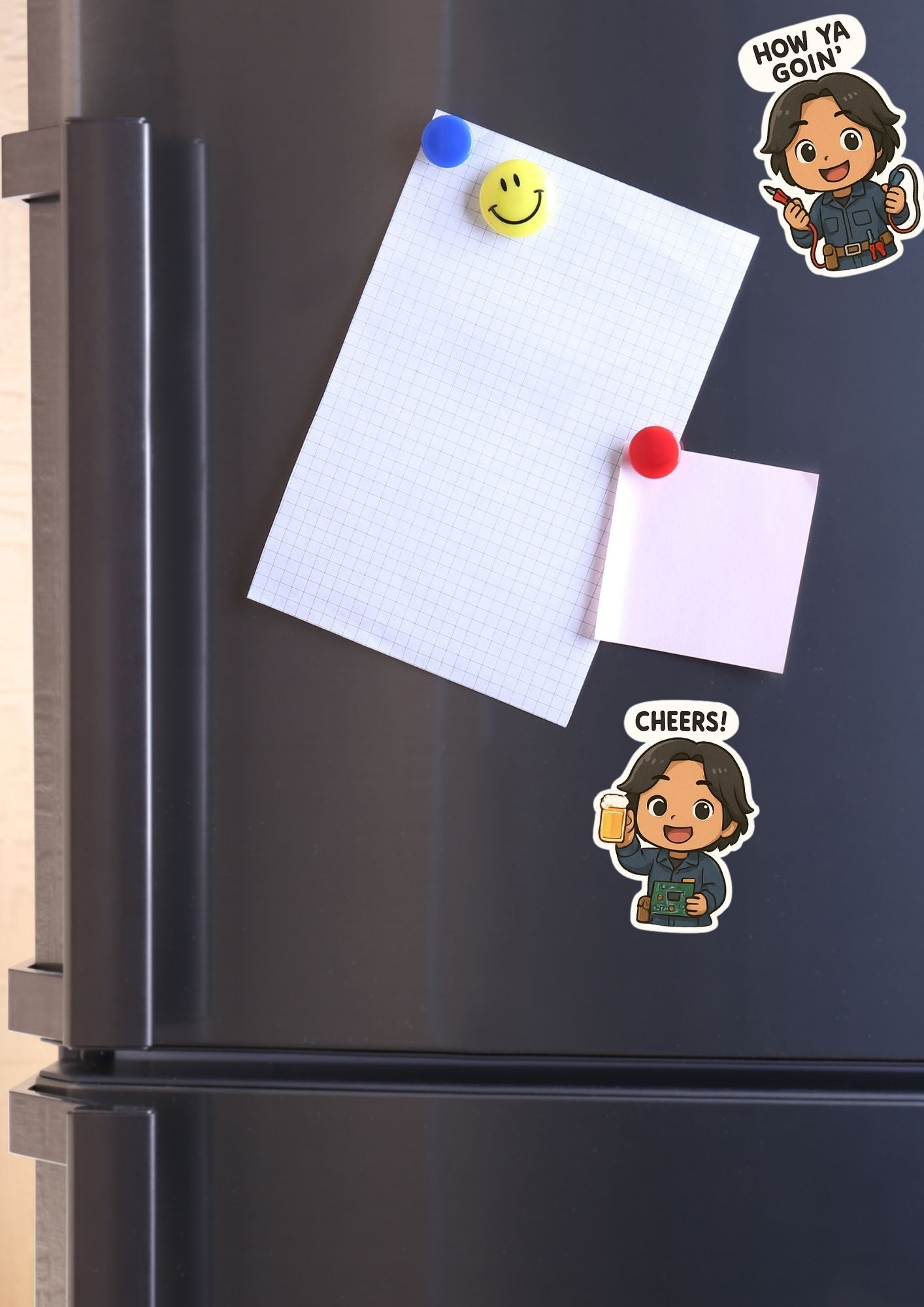 Customised Chibi Magnet – Your Photo Turned Into a Cute Magnet!